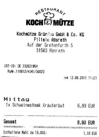 izig Hffner Kochmtze Restaurant